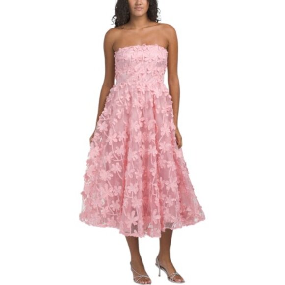 Selfie Leslie | Dresses | Selfie Leslie Dori Floral Embellished Midi Dress  | Poshmark